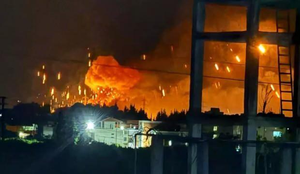Son dakika: Gece yarısı Suriye'de 2 kritik bölgeye bomba yağdırdılar! Şiddetli patlamalar