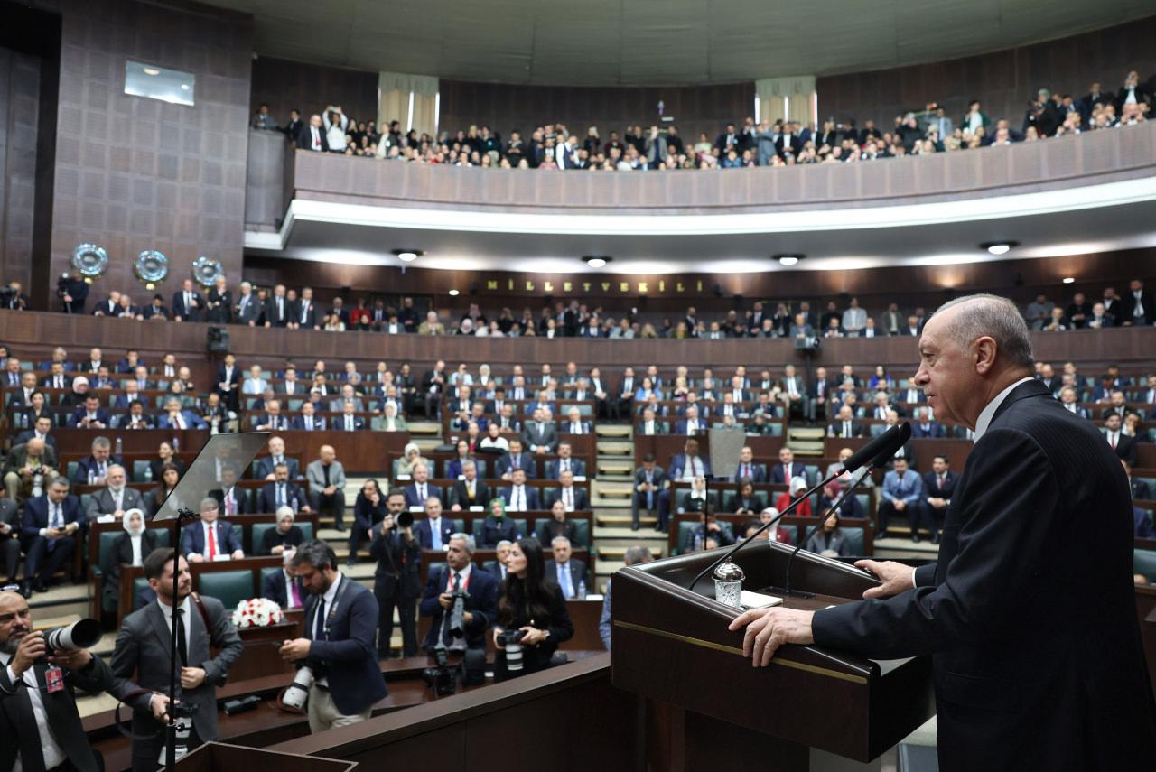 Cumhurbaşkanı ve AK Parti Genel Başkanı Recep Tayyip Erdoğan, partisinin TBMM Grup Toplantısı'na katılarak konuşma yaptı.