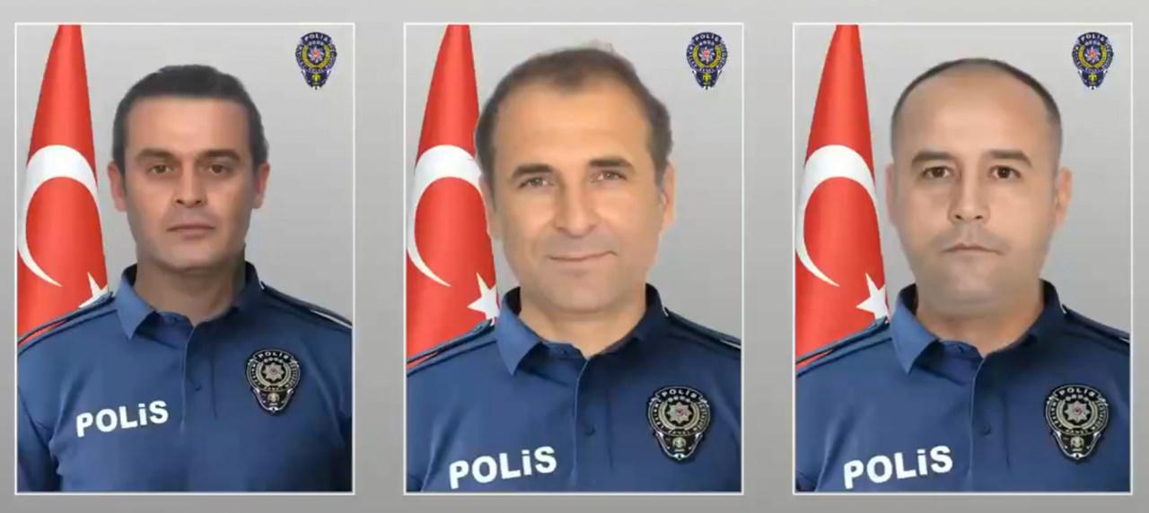 DEAŞ'la Yalova'da çıkan çatışmada şehit düşen 3 polis memuru; İlker Pehlivan, Turgut Külünk ve Yasin Koçyiğit