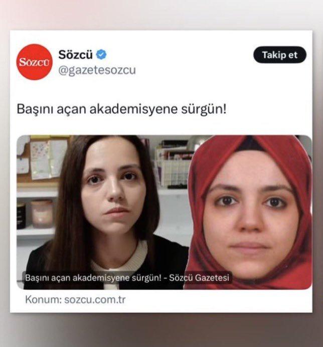 Sözcü'nün başörtüsü üzerinden yaptığı algı oyunu patladı. 