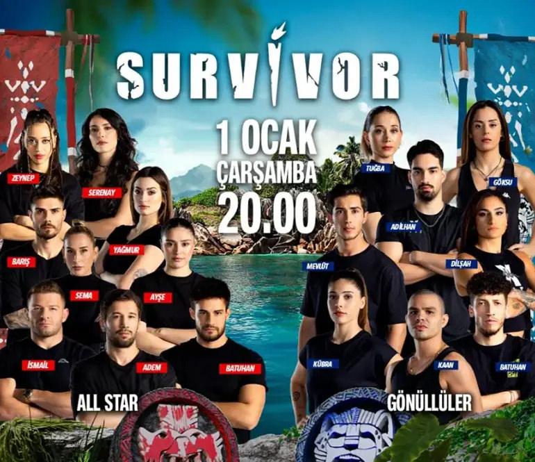 Survivor 2025 Ünlüler ve Gönüllüler kadrosu