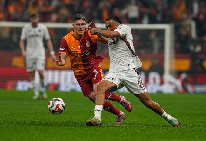 Süper Lig'de Rams Park'ta oynanan Galatasaray-Trabzonspor karşılaşması. Sallai ve Folcarelli