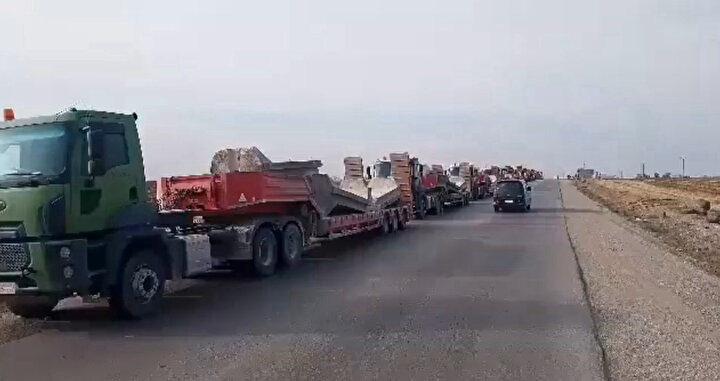 ABD tarafından gönderilen TIR'ların bazıları