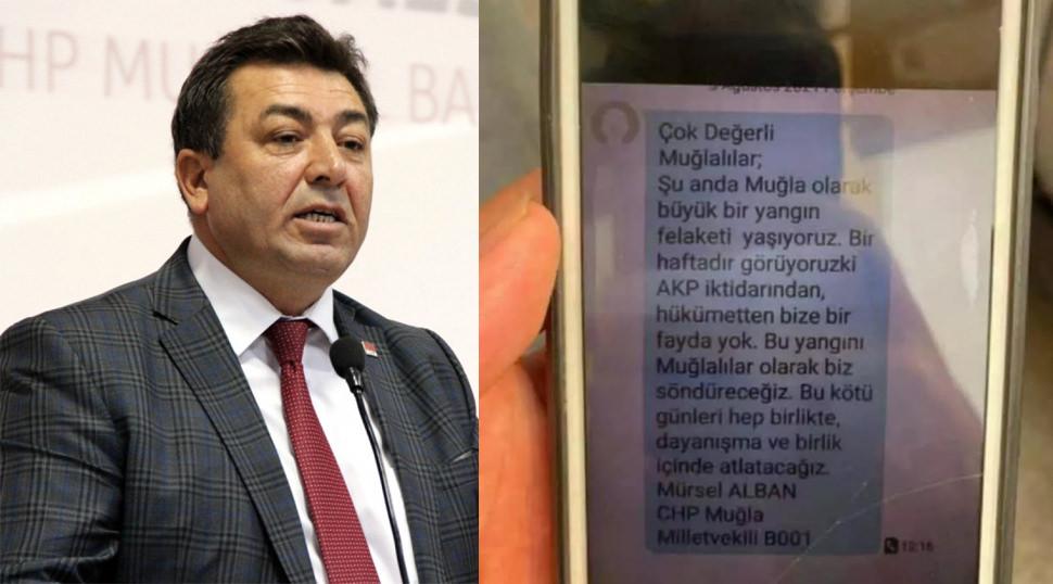 CHP Milletvekili Mürsel Alban ve halka attığı mesaj