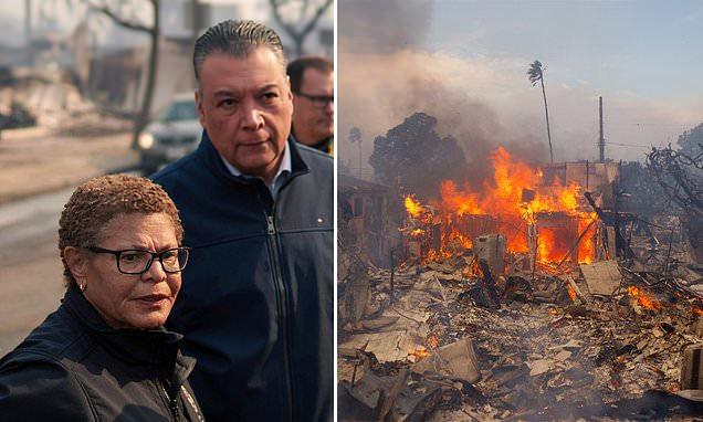 Karen Bass basın toplantısı düzenledi.