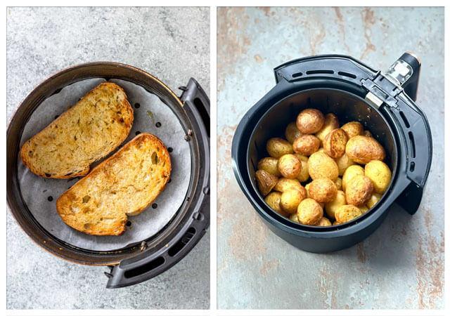 Airfryer'da pişirilmemesi gereken ekmek ve patates