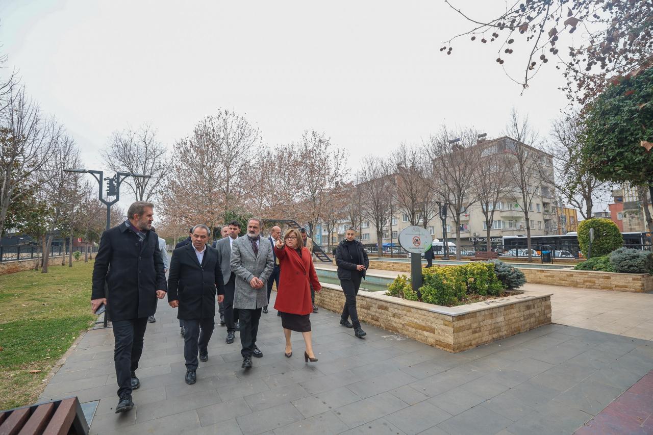 Gaziantep Büyükşehir Belediye Başkanı Fatma Şahin ve heyeti 