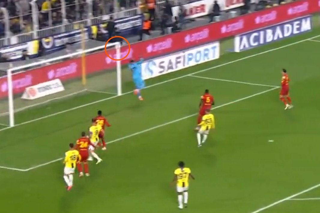 Oğuz Aydın'ın Göztepe ağlarına attığı gol / görüntü beIN SPORTS'tan alındı