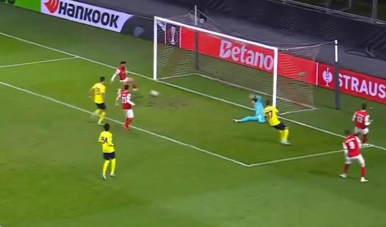 Görüntü Fox Sports 2'den alındı / Braga iptal edilen 2. gol