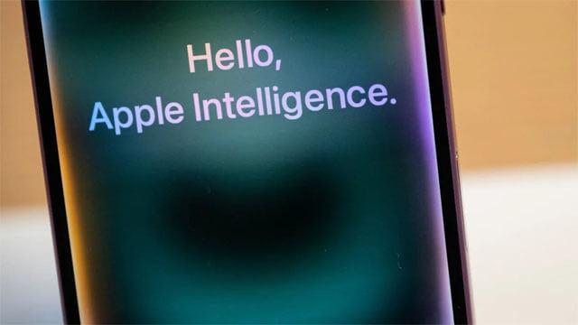 Apple Intelligence giriş ekranı