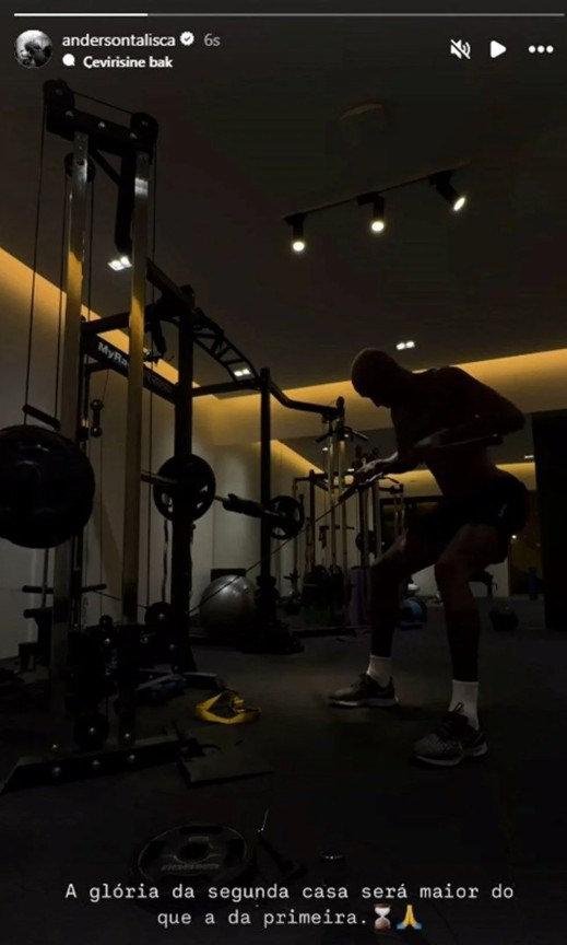 Anderson Talisca'nın Instagram paylaşımı