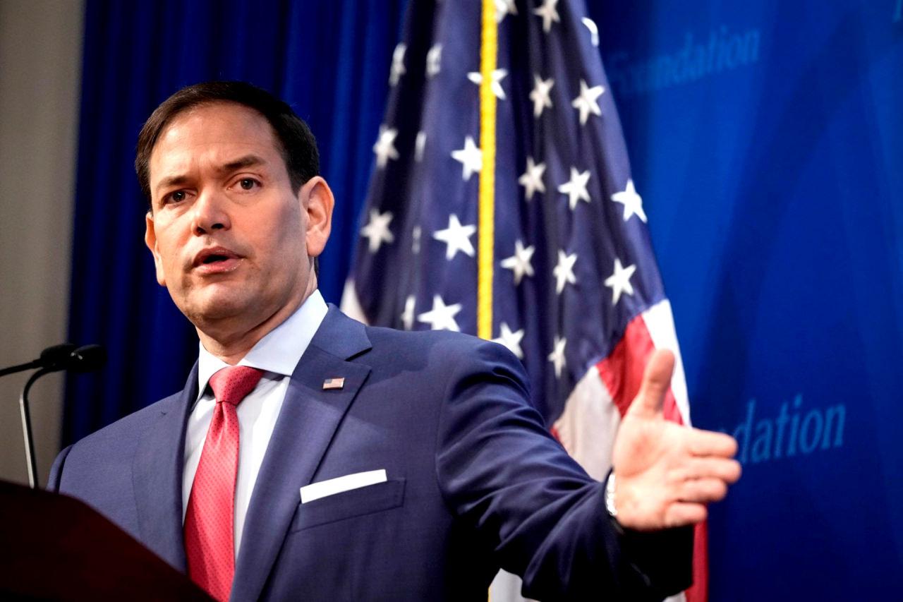 ABD Dışişleri Bakanı Marco Rubio