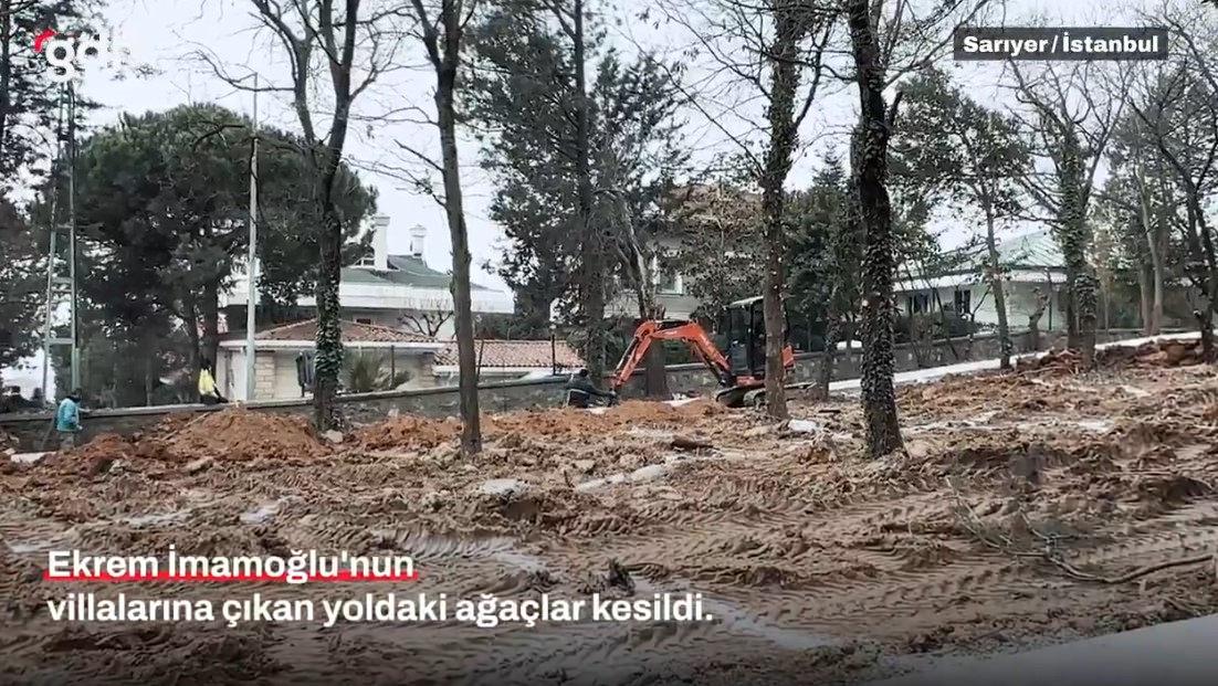 İmamoğlu'nun tartışmalı 3 villasının etrafı geçtiğimiz günlerde kameralara böyle yansımıştı...