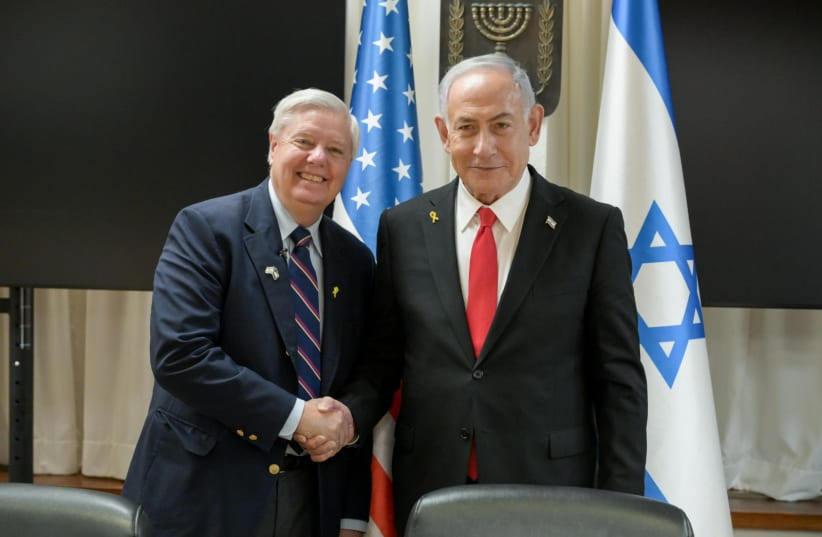 ABD'li Senatör Lindsey Graham ve İsrail Başbakanı Benyamin Netanyahu