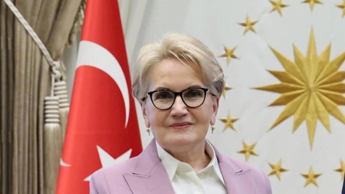 Meral Akşener'in sarı saçlı hali...