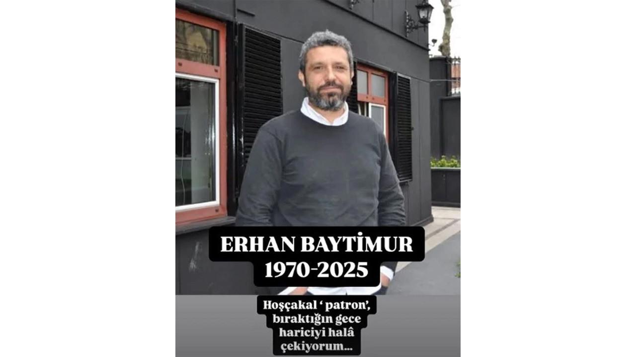 Murat Saraçoğlu'nun Erhan Baytimur paylaşımı