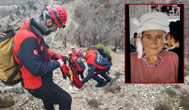 Ke&ccedil;i otlatmaya &ccedil;ıkan 75 yaşındaki kadın sırra kadem bastı! 