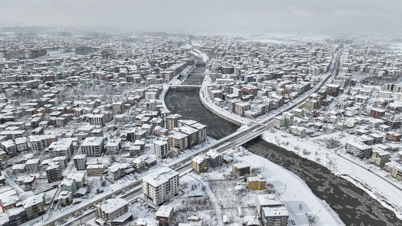 Samsun havadan görüntülendi