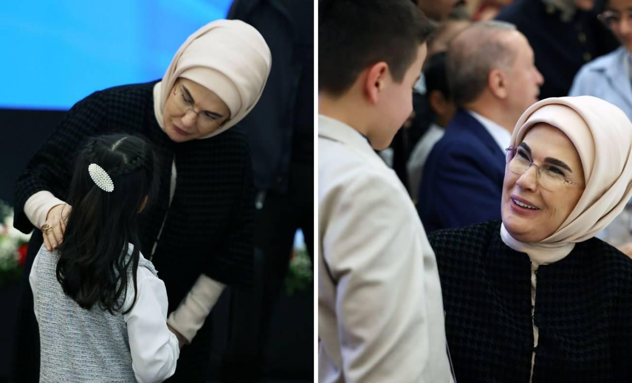 Emine Erdoğan Dünya Yetimler Günü'nde çocuklarla iftarda buluştu!