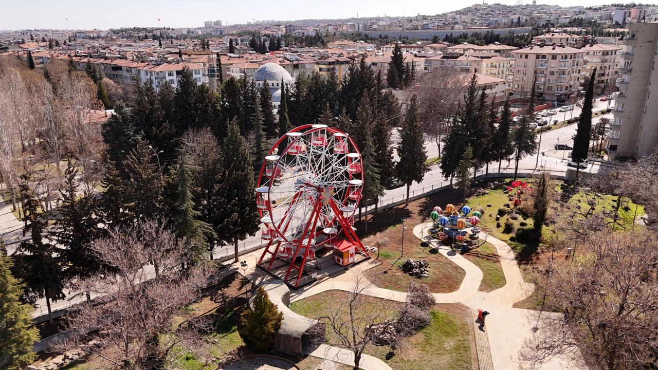 Tema parkı Gaziantep'te hizmete açıldı. 