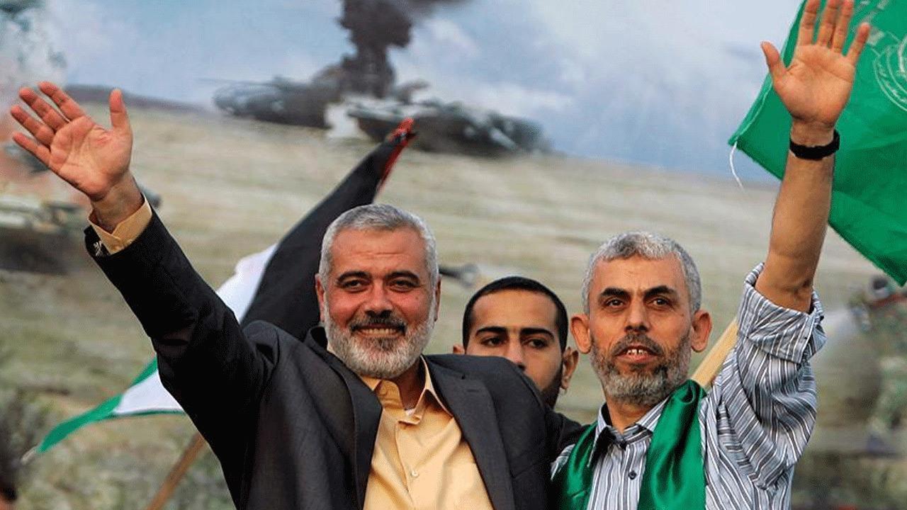 Hamas'ın şehit liderleri İsmail Haniye ve Yahya Sinvar.