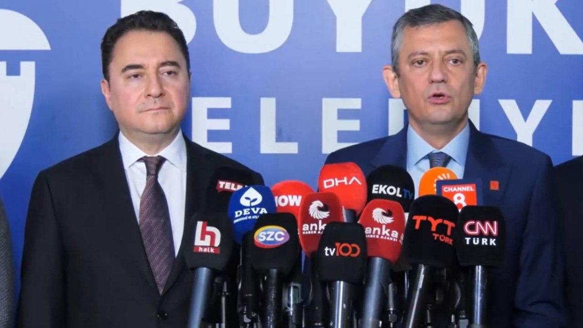 Ali Babacan ve Özgür Özel