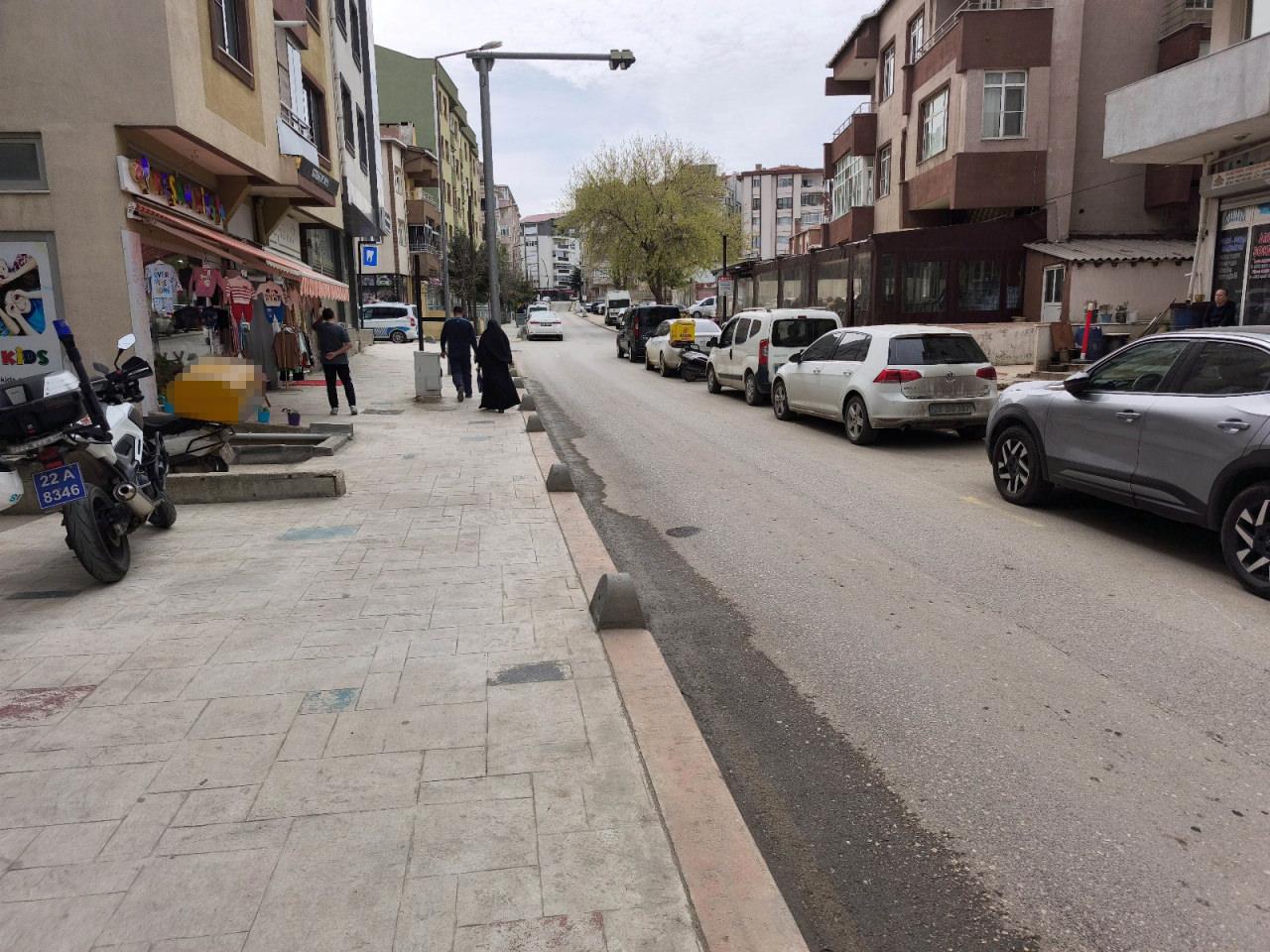 Olayın yaşandığı İlyas Bey Caddesi.