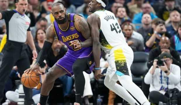 Lakers, Pacers'ı LeBron'un son saniye basketiyle yıktı