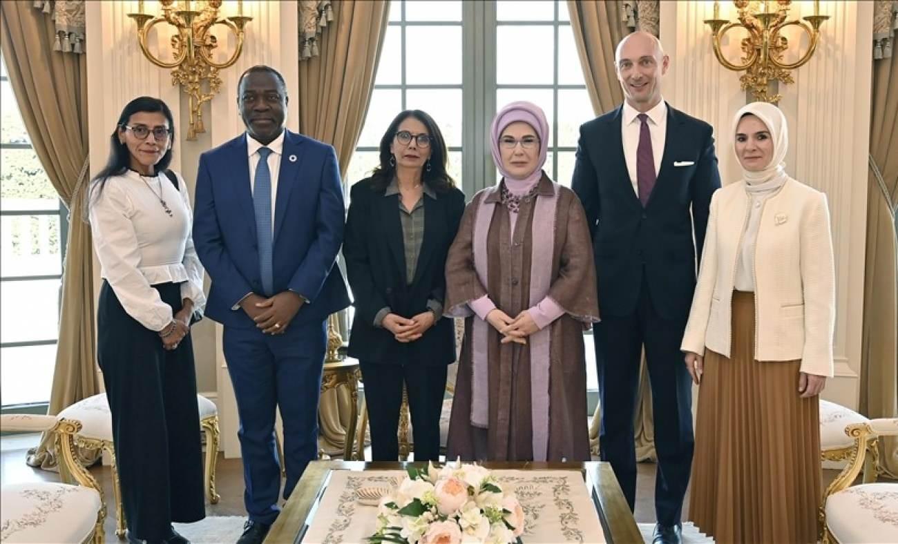 Emine Erdoğan BM Genel Sekreteri Çocuklara Yönelik Şiddet Özel Temsilcisi M'jid ile görüştü