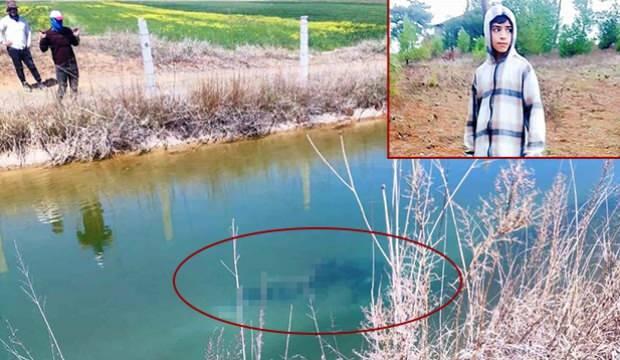 13 yaşındaki Bünyamin'in cesedi sulama kanalında bulundu 
