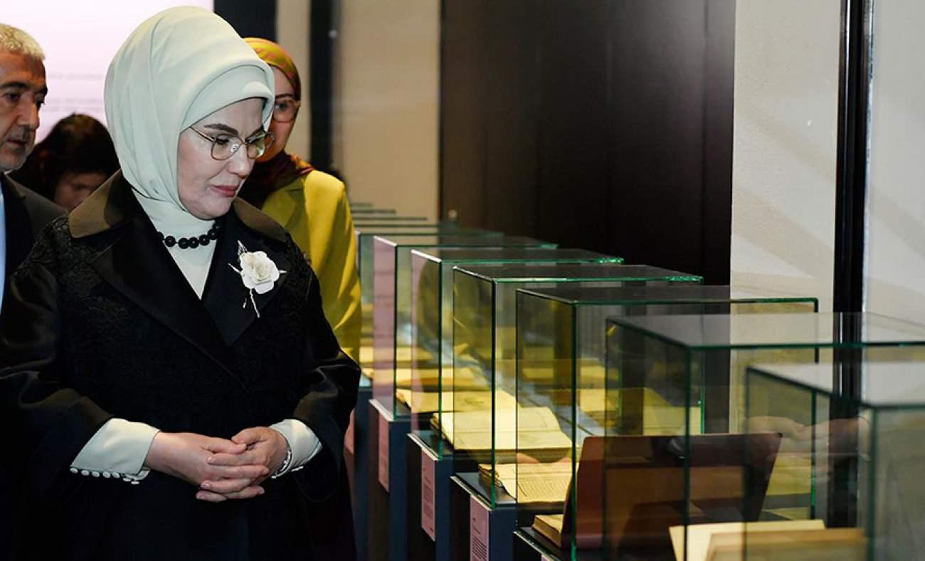Emine Erdoğan "Saklı Kalanlar" sergisine ilişkin paylaşımda bulundu