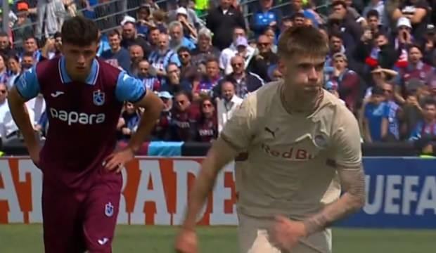 Salzburg - Trabzonspor yarı final maçında gündem olan penaltı
