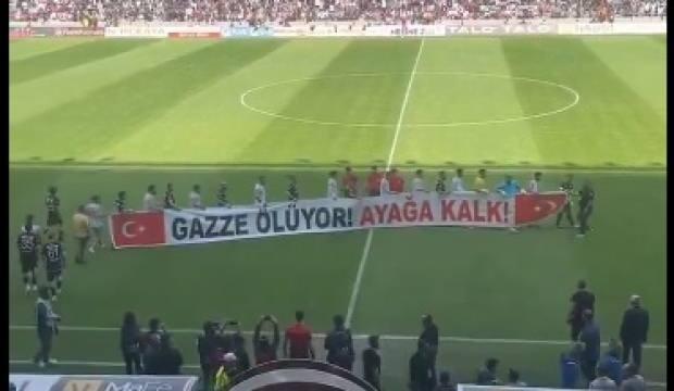 Çimentaş Elazığspor, Gazze'deki katliama sessiz kalmadı