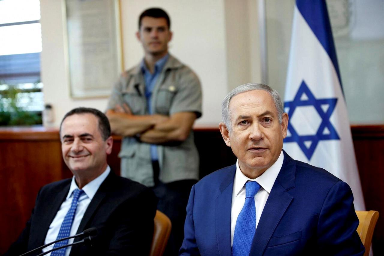 Binyamin Netanyahu ve Yisrael Katz