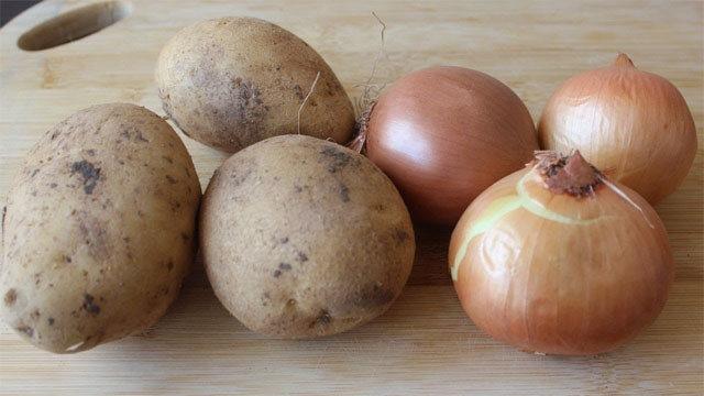 Patates ve soğan