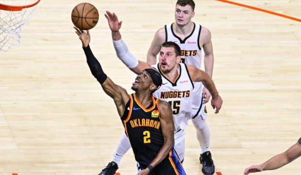Oklahoma City, Denver'i sahadan sildi! 45 sayı farkla seriyi eşitlediler