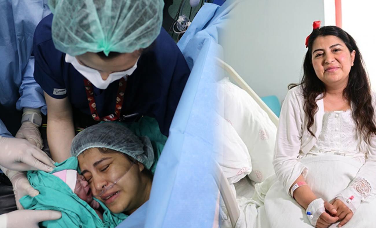 Türkiye’de bir ilk: Akciğer nakilli hasta anne oldu