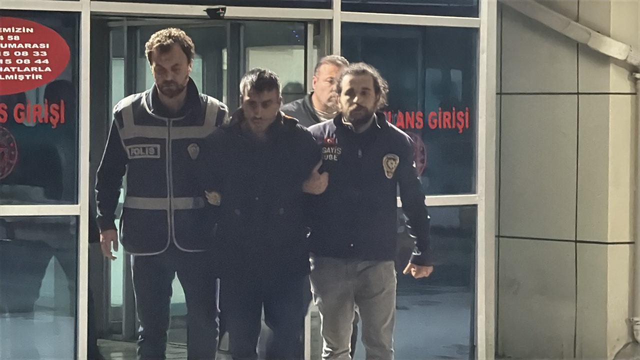 Katil zanlısı Hüseyin Sönmez sağlık kotrolünden geçirildi. 