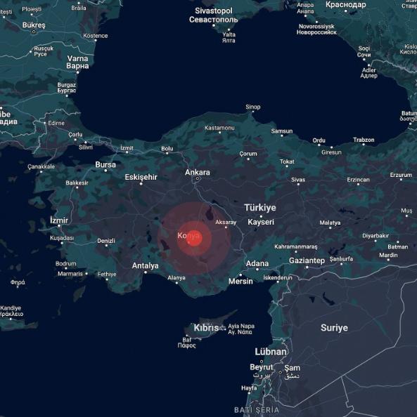Konya'nın Kulu ilçesinde 5,2 şiddetinde bir deprem meydana geldi.