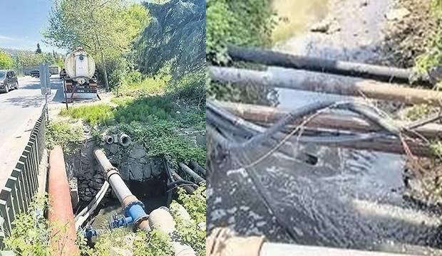 CHP'li İBB'den bir çevre katliamı daha! Foseptik suları dereye akıtıldı!