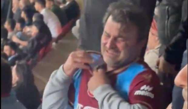 Trabzonspor taraftarı gözyaşları içinde formasını çıkardı!