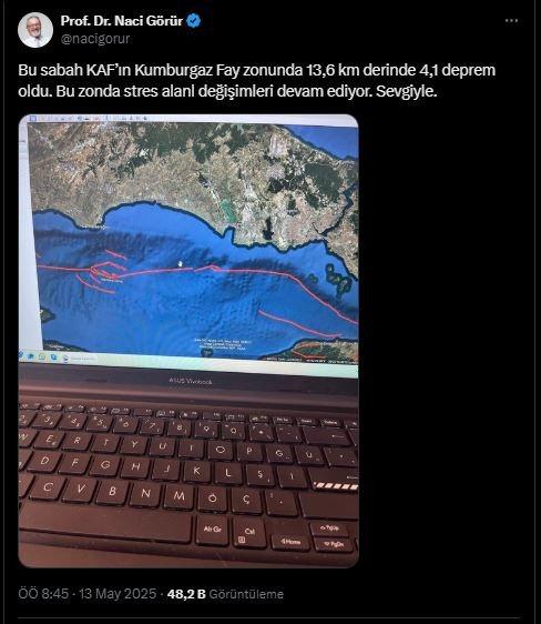 Naci Görür'ün paylaşımı