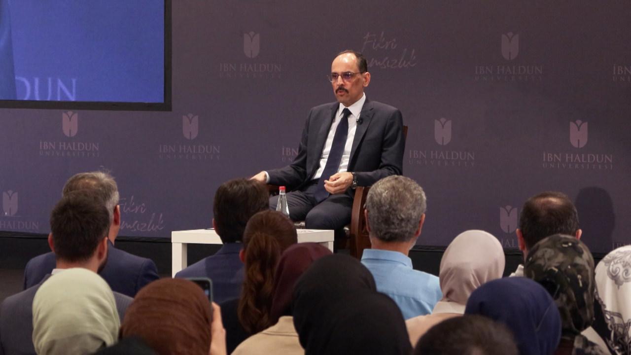 MİT Başkanı Kalın, İbn Haldun Akademi'nin kapanış dersine katıldı