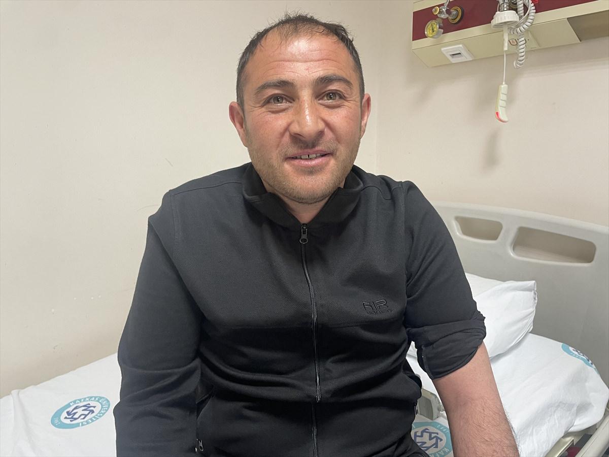Kars'ta şiddetli böbrek ağrısı şikayetiyle hastaneye başvuran Ahmet Yarba