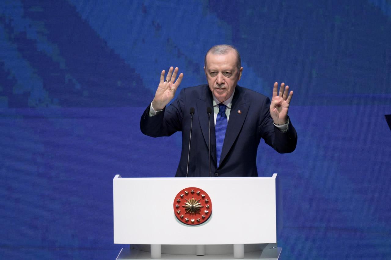 Erdoğan konuşmasında Terörsüz Türkiye mesajı vererek; 