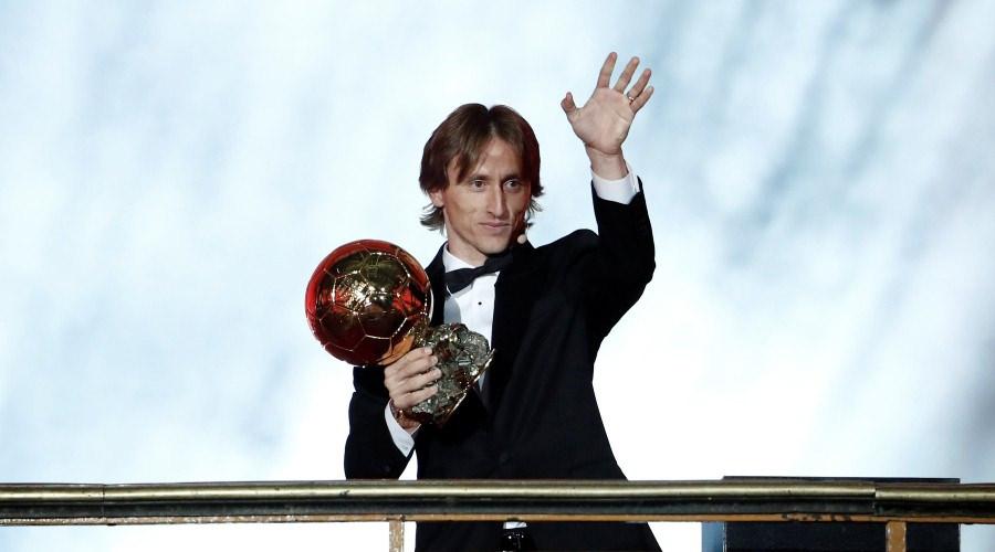 Luka Modric (2018 Ballon d'Or ödülüyle)