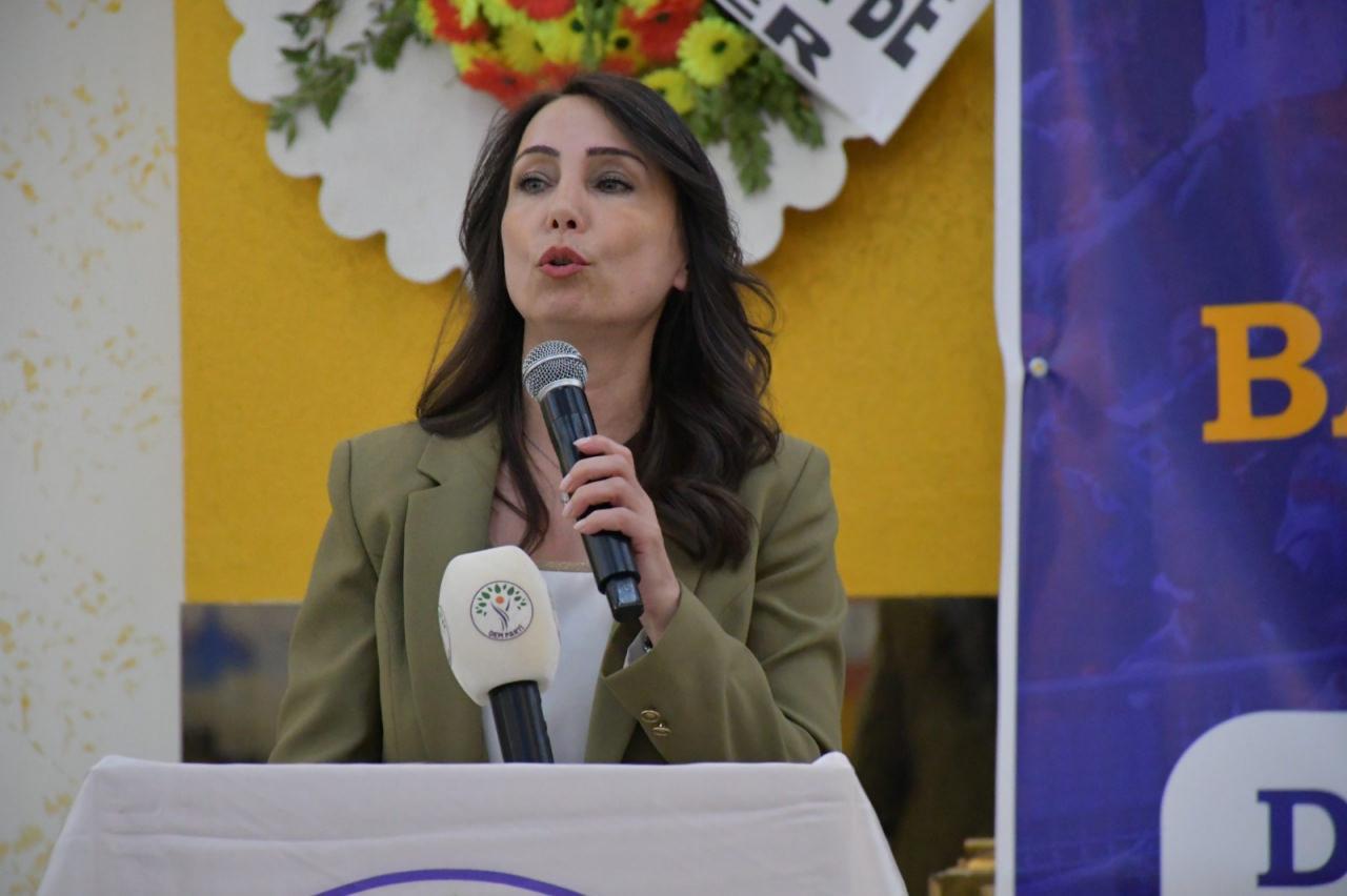 DEM Parti Eş Genel Başkanı Tülay Hatimoğulları