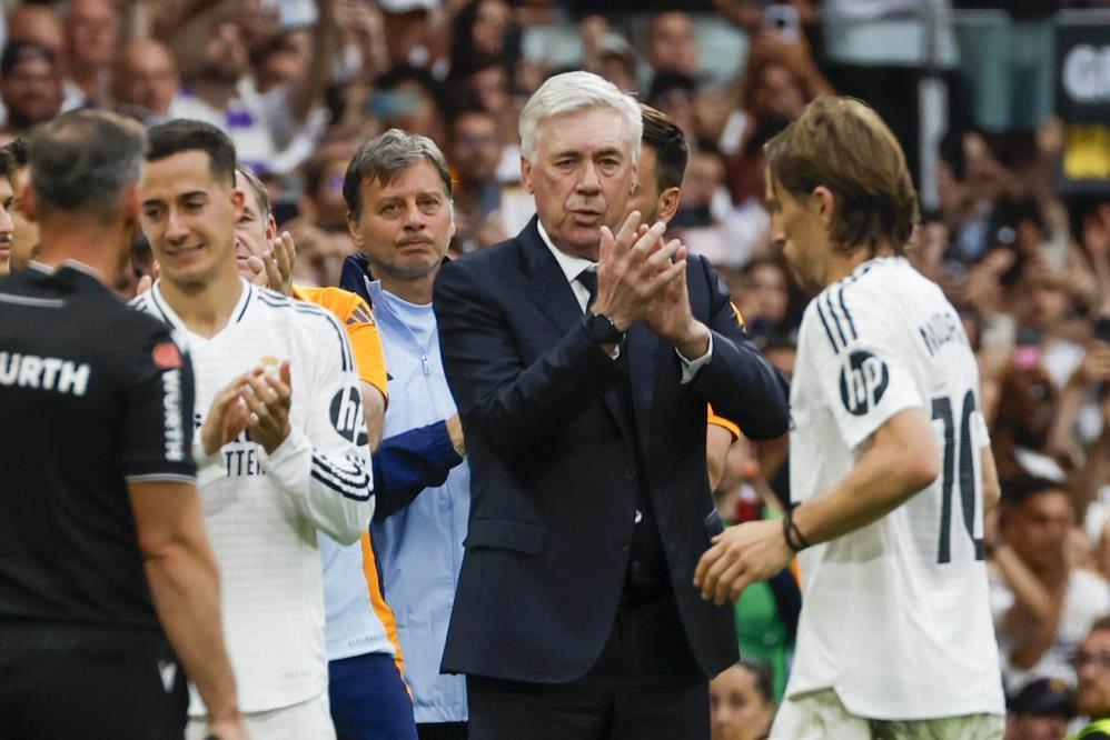 Ancelotti ve Modric Real Madrid ile son maçına çıktı