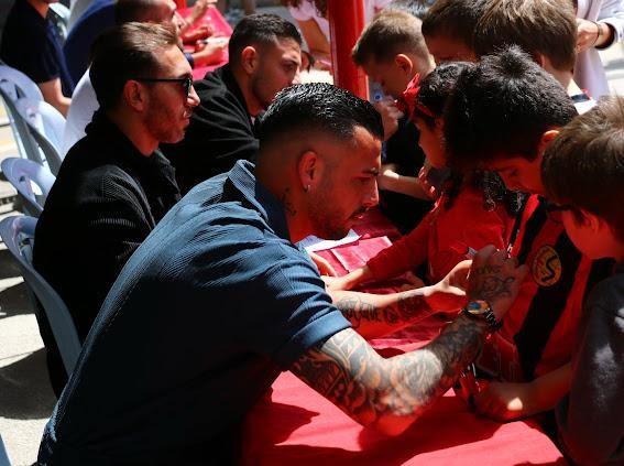 Eskişehirspor etkinliğinden bir fotoğraf.