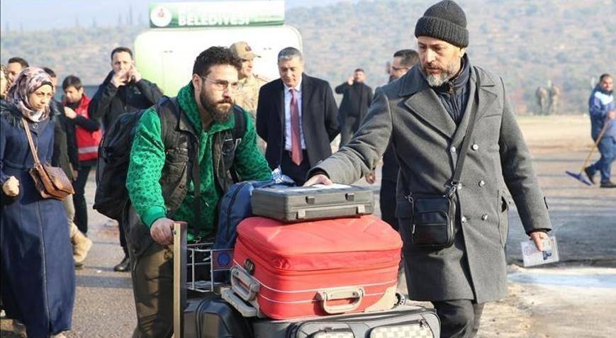 Ülkelerine dönen Suriyeli göçmenler